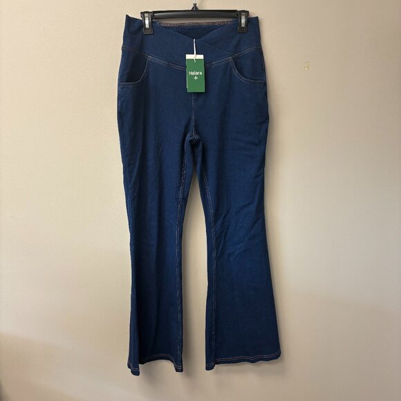 Halara Flex High Waisted Crossover Jeans Womens - Picture 1 of 6
